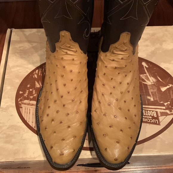 Brand New Lucchese classics boots. Full quill ostrich custom color. Size 13D - Picture 2 of 6